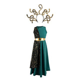 Disfraz con Diadema Medusa