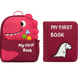 Libro Sensorial con Mochila Rojo - Rutinas
