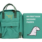 Libro Sensorial con Mochila Verde - El Armario