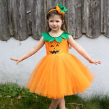 Vestido y Diadema Princesa de Calabazas