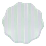 Platos Grandes Pastel con Rayas