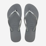 Havaianas Slim Plateadas