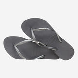 Havaianas Slim Plateadas