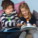 Luz de Lectura Recargable Naranja Neón