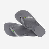 Havaianas Brasil Logo Gris