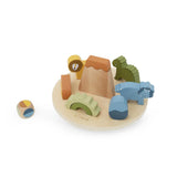 Juego de Equilibrio de Madera - Aventura Dino
