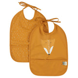 Pack 2 Baberos Impermeables Mr. Fox
