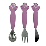 Set 3 cubiertos silicona Mrs. Peacock