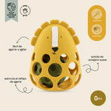 Sonajero Sensorial de Silicona - Mr. Lion