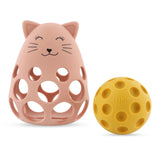 Sonajero Sensorial de Silicona - Mrs. Cat
