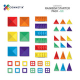 Construcción Connetix Rainbow Starter Pack 60 piezas
