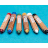 Set De 6 Lápices Maquillaje Colores Rainbow