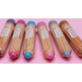 Set De 6 Lápices Maquillaje Colores Magical Worlds