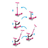 Patinete Mini2Grow Deluxe Rosa