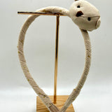 Diadema Corduroy Teddy Beige