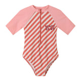Bañador con Cremallera Stripes Bloom & Blush