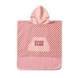 Poncho de Playa Stripes Bloom & Blush