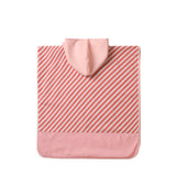 Poncho de Playa Stripes Bloom & Blush
