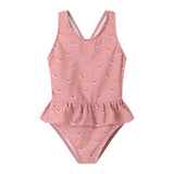 Bañador Cruzado con Volantes Whale Pink