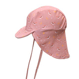 Gorro Playa Bebé Whale Pink