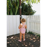 Bañador Cruzado con Volantes Whale Pink