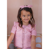 Cinta de Pelo Stripes Bloom & Blush