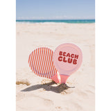 Palas de Playa Neopreno Stripes Bloom & Blush con Pelota