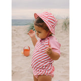 Gorro Reversible Stripes Bloom & Blush