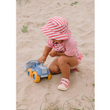 Gorro Reversible Stripes Bloom & Blush