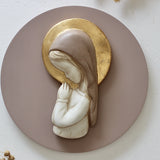 Virgen niña extra con pan de oro