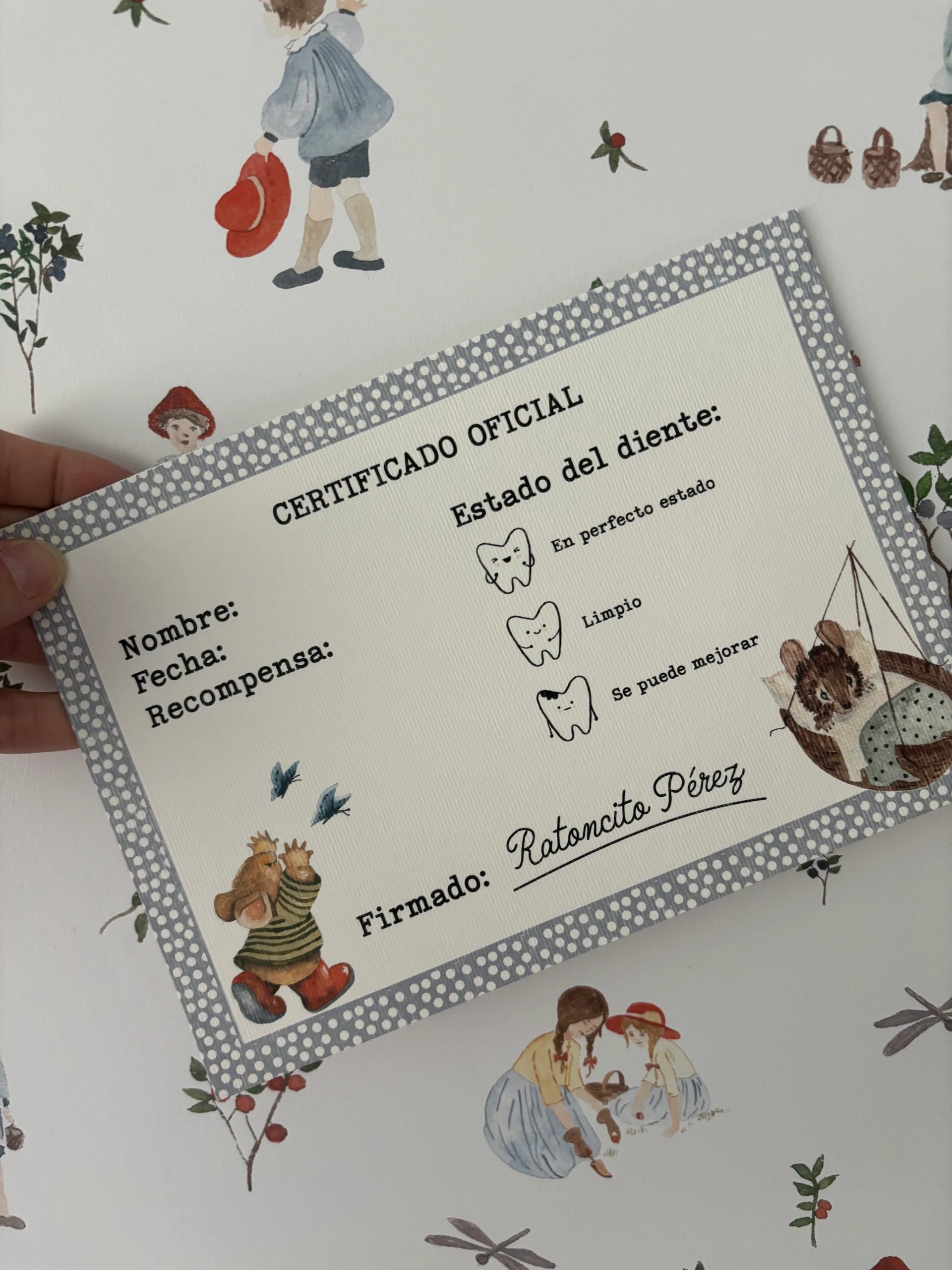 Certificado Ratoncito Pérez – Balula Kids