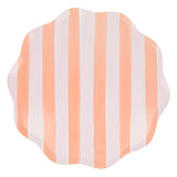 Platos Grandes Pastel con Rayas