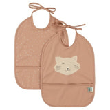 Pack 2 Baberos Impermeables Mrs. Cat