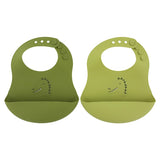 2 Baberos silicona Mr. Dino