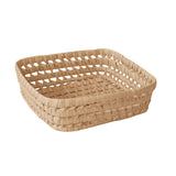 Cesta de Fibras Naturales Cuadrada
