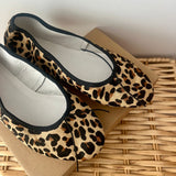 Bailarina Animal Print Negro