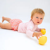 Set Bañador Pañal y Camiseta Peach
