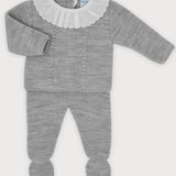Conjunto 2 Piezas con Cuello Gris
