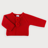 Chaqueta Pompones Rojo