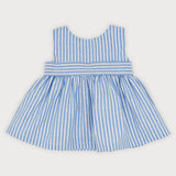 Vestido Rayas Azul Claro