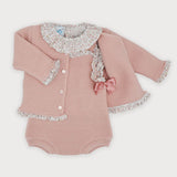 Conjunto 3 Piezas Ranita Rosa