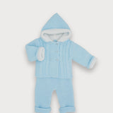 Conjunto San Francisco Azul y Blanco
