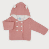 Chaquetón con Orejitas Rosa