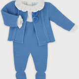 Conjunto 3 Piezas Polaina Azul
