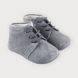Botita Serraje Gris