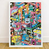 Póster XL + Pegatinas Video Games