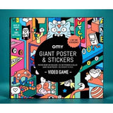 Póster XL + Pegatinas Video Games