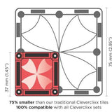 Mini Travel Cleverclixx 28 Piezas Pastel