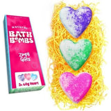 Pack 3 Bombas de Baño Corazón