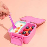 Lunch Box B2 Pink Floss Glitter 2C